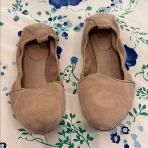 Women's Tan Suede Flats
